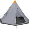VidaXL Tent 4-persoons Grijs -Winkel Voor Kampeerartikelen 1200x1116 2