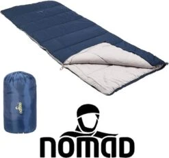 NOMAD® Brisbane Slaapzak | 205x80cm Blauw | Lichtgewicht & Kwalitatief | Dekenmodel Slaapzak | Incl Hoes -Winkel Voor Kampeerartikelen 1200x1118 1