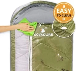 COVACURE 1.5/0.8kg Slaapzak, 3 Seizoenen Ultra Warm & Lichtgewicht Slaapzak Voor Volwassenen, Envelop Compacte Outdoor Slaapzakken Met Draagbare Compressie Tas Voor Camping, Rugzakken, Wandelen... -Winkel Voor Kampeerartikelen 1200x1120 7