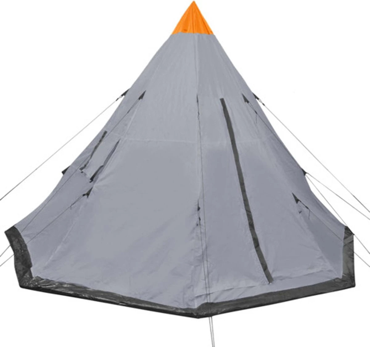 VidaXL Tent 4-persoons Grijs 9 VidaXL Tent 4-persoons Grijs - Afbeelding 7
