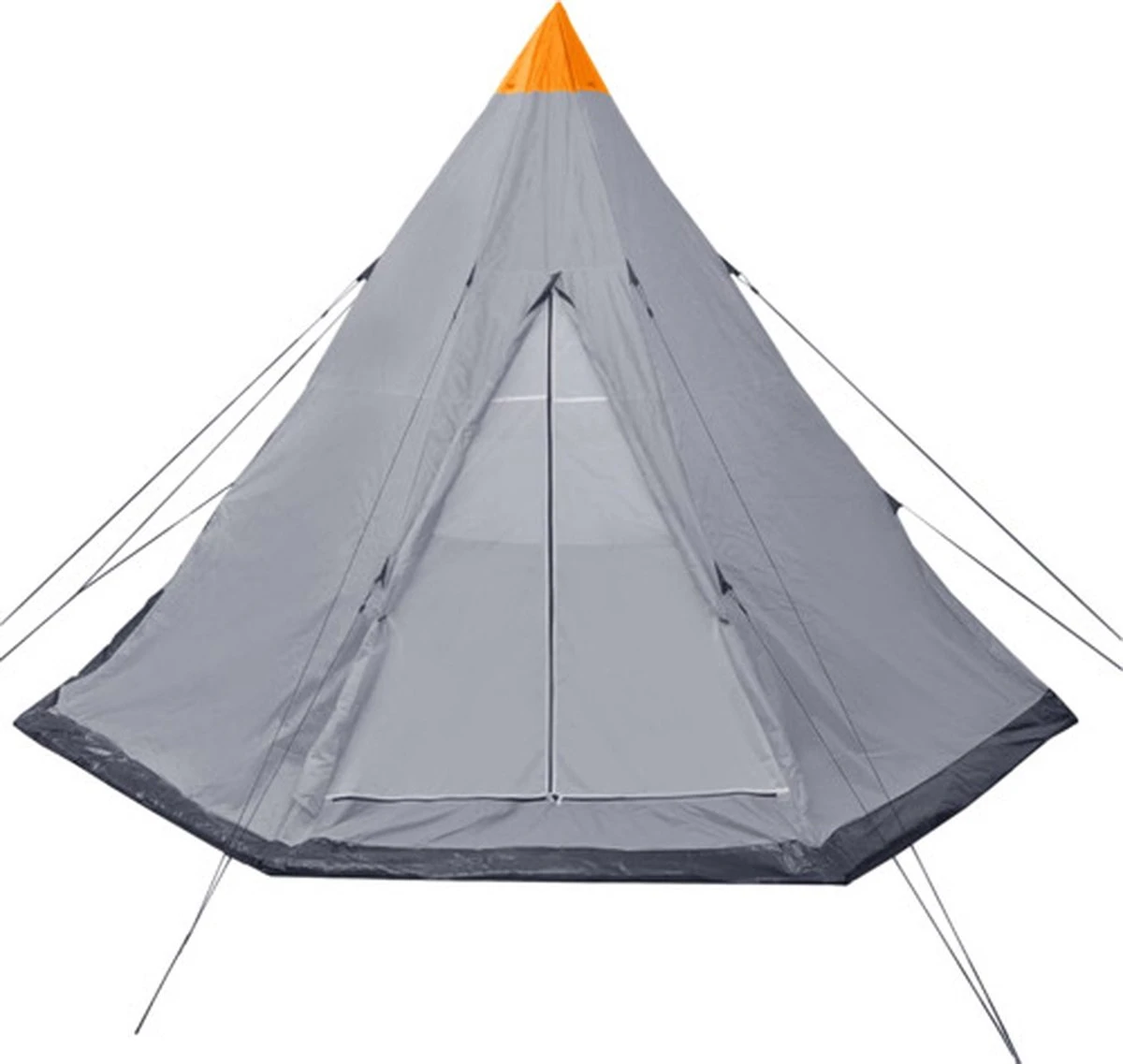 VidaXL Tent 4-persoons Grijs 7 VidaXL Tent 4-persoons Grijs - Afbeelding 5