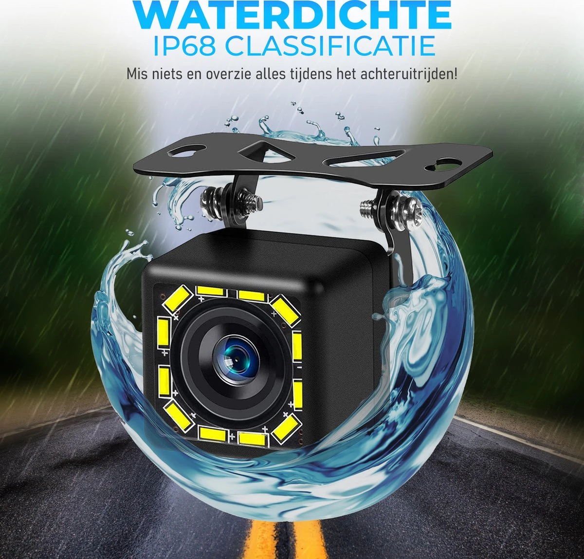 XEOD Achteruitrijcamera - 12 LED Nachtzicht - IP68 Waterdicht - Achteruitrij Camera Auto 6 XEOD Achteruitrijcamera - 12 LED Nachtzicht - IP68 Waterdicht - Achteruitrij Camera Auto - Afbeelding 4