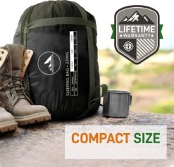 HikeMeister® Outdoor Survival Fishing Mummy Slaapzak 230 X 80 Cm -8°C -Winkel Voor Kampeerartikelen 1200x1152