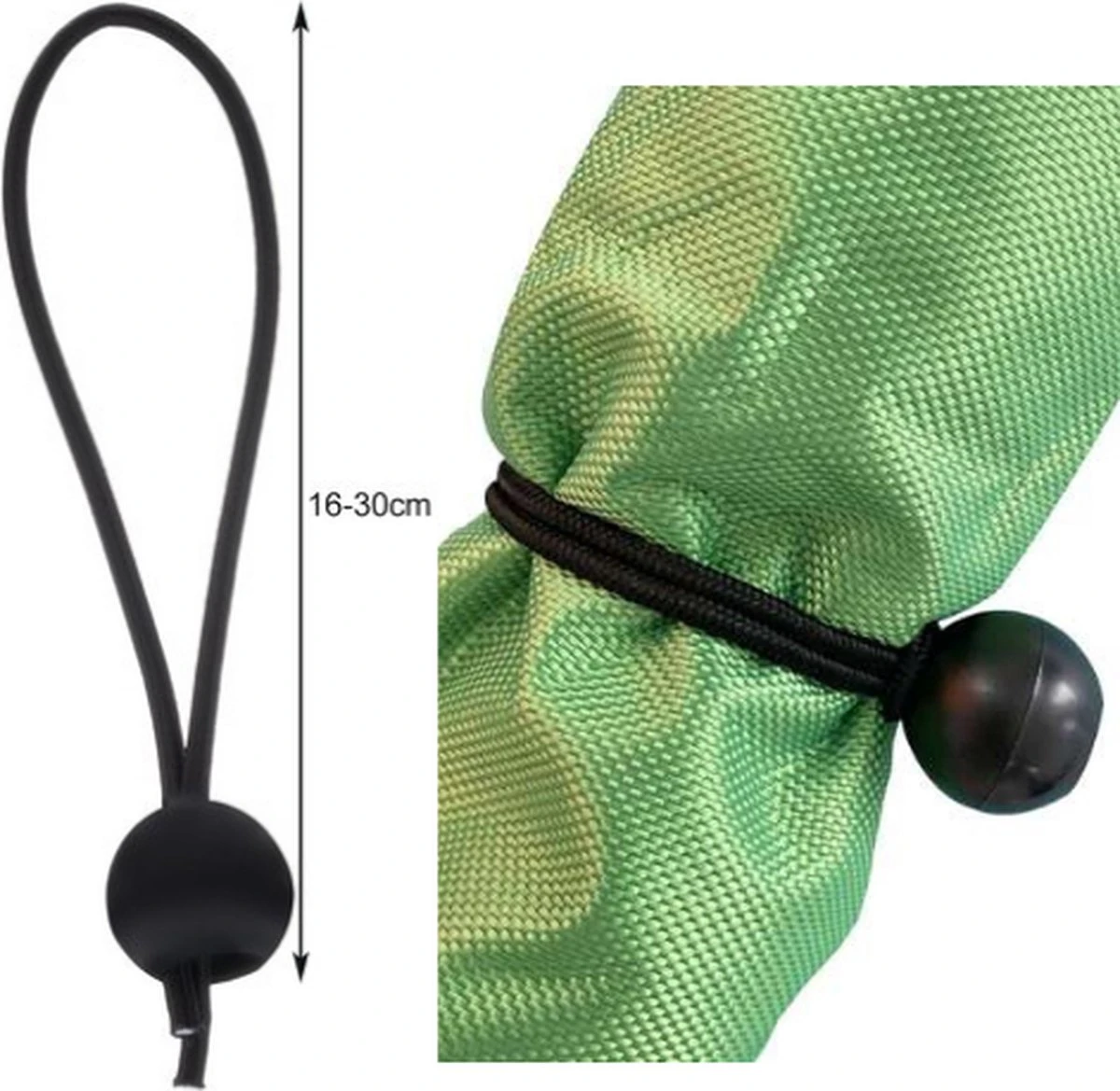 Elastische Tentspanner Met Bal 16 Tot 30 Cm- Spanelastiek - Tent - Spanner Met Plastic Bal 7 Elastische Tentspanner Met Bal 16 Tot 30 Cm- Spanelastiek - Tent - Spanner Met Plastic Bal - Afbeelding 5