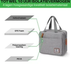 Brisby 4 Laags Geïsoleerde Koeltas - Lunchtas 4 Liter - Lichtgrijs 19 Brisby 4 Laags Geïsoleerde Koeltas - Lunchtas 4 Liter - Lichtgrijs -Winkel Voor Kampeerartikelen 1200x1170 4