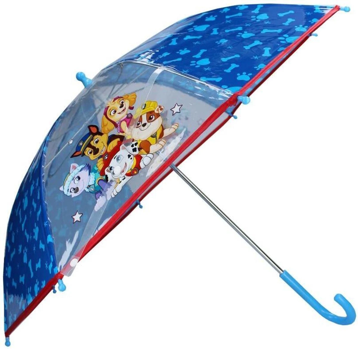 PAW Patrol - Paraplu - Umbrella Party - 78 Cm - Blauw 3 PAW Patrol - Paraplu - Umbrella Party - 78 Cm - Blauw