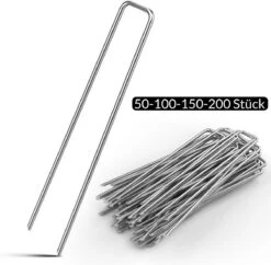 Gardebruk Haringen Set Van 100 Gegalvaniseerd Staal LxØ 150x2,7mm -Winkel Voor Kampeerartikelen 1200x1174 1