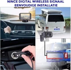Nince ARC1 Draadloze Achteruitrijcamera Draadloos 2022 Model - 5 Inch Digitale Achteruit Rijcamera Met IR Nachtzicht - 2 Kanaals -Winkel Voor Kampeerartikelen 1200x1178 20