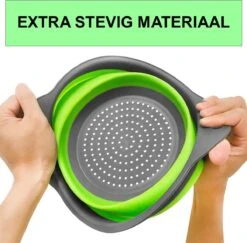 Merkloos Inklapbare Vergiet - Opvouwbaar - Groot - Blauw - Siliconen 12 Merkloos Inklapbare Vergiet - Opvouwbaar - Groot - Blauw - Siliconen -Winkel Voor Kampeerartikelen 1200x1179 7