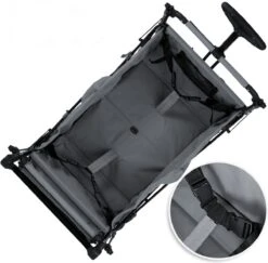 Rijoka Luxe Opvouwbare Bolderkar/Bolderwagen | Met Dakje En Draagtas | Grijs 13 Rijoka Luxe Opvouwbare Bolderkar/Bolderwagen | Met Dakje En Draagtas | Grijs -Winkel Voor Kampeerartikelen 1200x1182 22