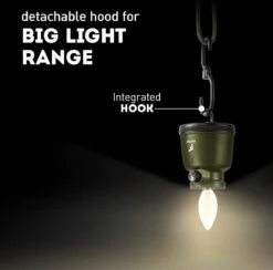 Favour L0818 Retro Camping Lamp Oplaadbaar LED, 320 Lumen, IP64 Waterdicht, Draagbare Kampeerlamp, Tentlamp, Acculamp, Traploos Dimbare Lamp Incl. Kaarslicht-modus, Groen -Winkel Voor Kampeerartikelen 1200x1183 2