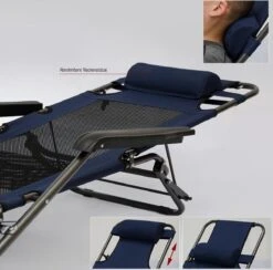 Ligstoel 155x60cm - Opvouwbaar Campingstoel Ligbed Strandstoel Tuinstoel Vouwligstoel Blauw -Winkel Voor Kampeerartikelen 1200x1184 1