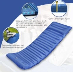 Hikr® Slaapmat 10cm+ Dikte - Comfortabel Luchtmatras - Zelfopblazend Met De Voet - TPU+40D Nylon - Slaapmatje Eenpersoons En Uit Te Breiden Tot Tweepersoons - Slaapmat Met Ingebouwde Pomp 11 Hikr® Slaapmat 10cm+ Dikte - Comfortabel Luchtmatras - Zelfopblazend Met De Voet - TPU+40D Nylon - Slaapmatje Eenpersoons En Uit Te Breiden Tot Tweepersoons - Slaapmat Met Ingebouwde Pomp -Winkel Voor Kampeerartikelen 1200x1186 14