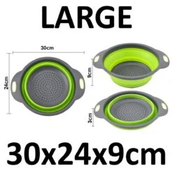 Merkloos Inklapbare Vergiet - Opvouwbaar - Groot - Blauw - Siliconen 15 Merkloos Inklapbare Vergiet - Opvouwbaar - Groot - Blauw - Siliconen -Winkel Voor Kampeerartikelen 1200x1189 13