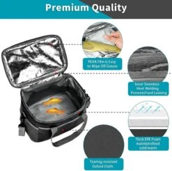 Buxibo Koeltas 9 Liter - Compacte Coolerbag - Inclusief Shouderband -Winkel Voor Kampeerartikelen 1200x1190 7