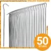 Stalen Haringen Set Van 50st. - Premium Staal - Grondanker - Tent Haring - Grondhaken - Tent Spijker - 20cm Lang - 3cm Haak - 3,5mm Premium Dikte Tentharing - Groots® -Winkel Voor Kampeerartikelen 1200x1191