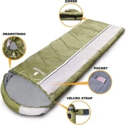 COVACURE 1.5/0.8kg Slaapzak, 3 Seizoenen Ultra Warm & Lichtgewicht Slaapzak Voor Volwassenen, Envelop Compacte Outdoor Slaapzakken Met Draagbare Compressie Tas Voor Camping, Rugzakken, Wandelen... -Winkel Voor Kampeerartikelen 1200x1193 2