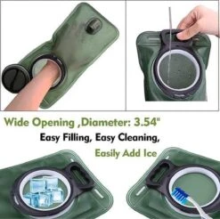 FEDEC Rugzak Waterzak - Backpack - Met Slangetje - BPA Vrij - 2 Liter - Groen 9 FEDEC Rugzak Waterzak - Backpack - Met Slangetje - BPA Vrij - 2 Liter - Groen -Winkel Voor Kampeerartikelen 1200x1193 5