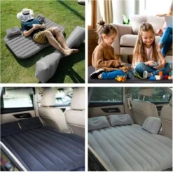 Opblaasbaar Matras Voor In De Auto, Opblaasbaar Bed, Opvouwbaar, Comfortabele Autostoel, Automatras Met Elektrische Luchtpomp En 3 Adapters, 2 Kussens En Draagtas, Voor Camping, Reizen (zwart) -Winkel Voor Kampeerartikelen 1200x1195 14