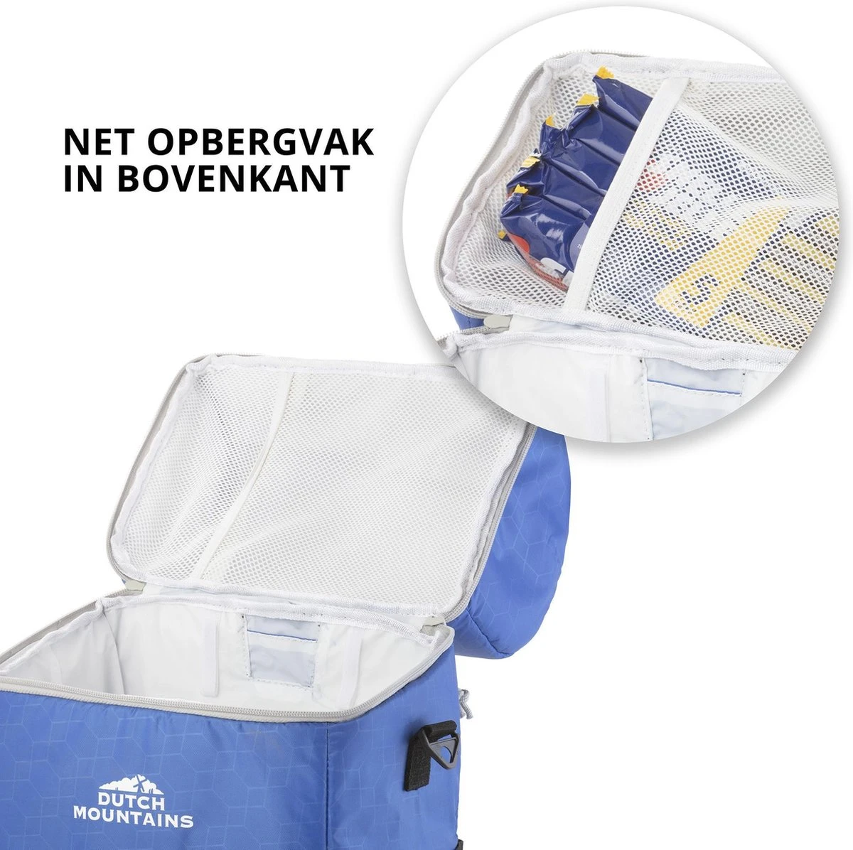 Dutch Mountains Koeltas Rugzak | Cooler Backpack 20 Liter | Picknicktas | Lunchtas | Koelrugzak | Strandtas | Blauw 10 Dutch Mountains Koeltas Rugzak | Cooler Backpack 20 Liter | Picknicktas | Lunchtas | Koelrugzak | Strandtas | Blauw - Afbeelding 8