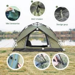 Sens Design Pop Up Tent - Tent - 2-3 Personen -Winkel Voor Kampeerartikelen 1200x1197 10