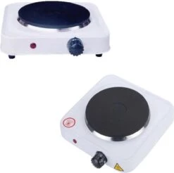 Benson Kookplaat - Enkel - Wit - 1000W -Winkel Voor Kampeerartikelen 1200x1197 9