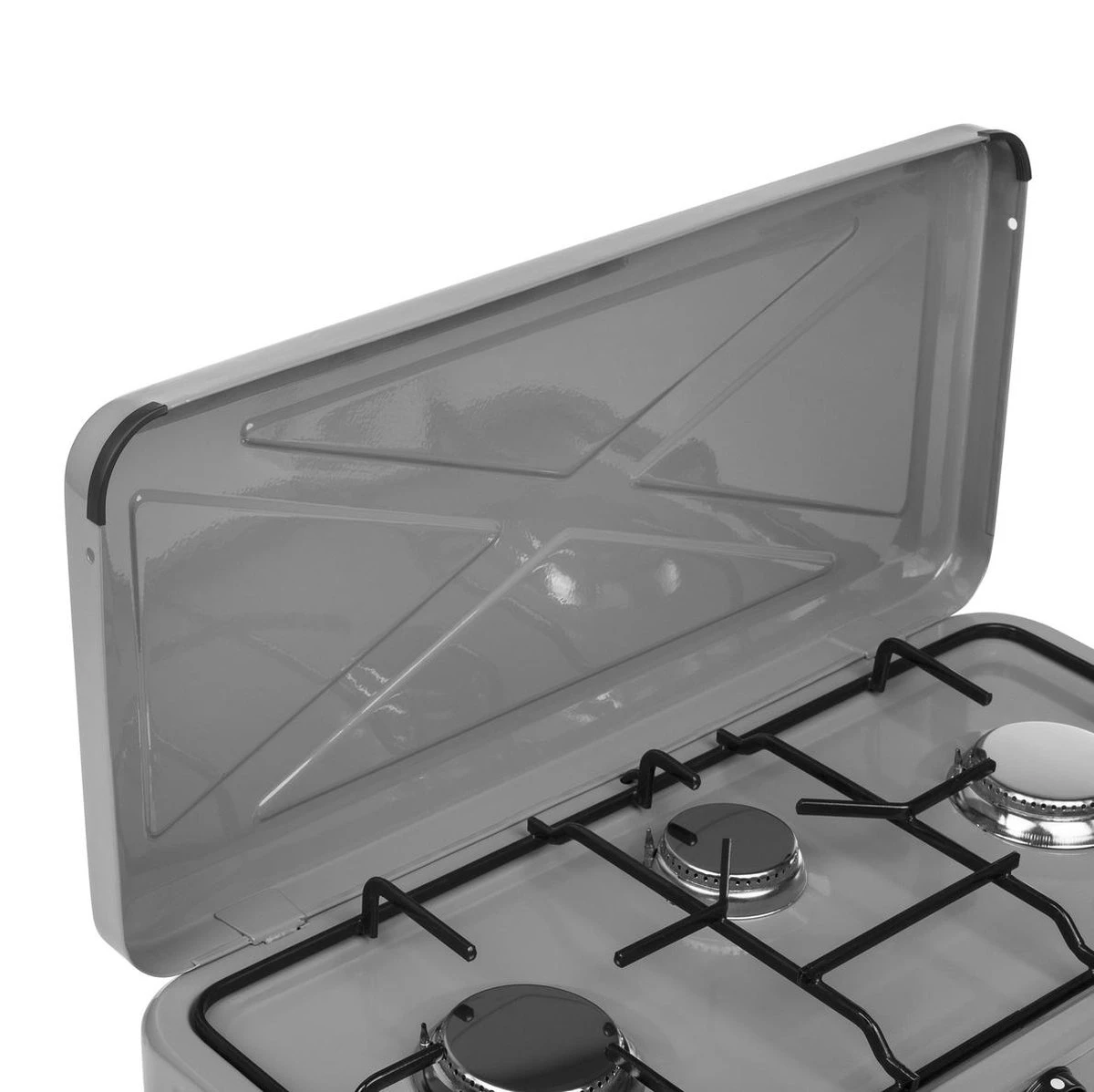 Campart Campingkooktoestel GA-8403 - Gas Kooktoestel 3 Pits - Kookplaat Kamperen - Grijs 4 Campart Campingkooktoestel GA-8403 - Gas Kooktoestel 3 Pits - Kookplaat Kamperen - Grijs - Afbeelding 2