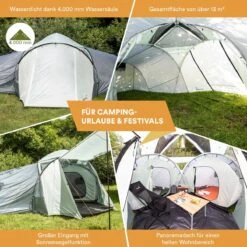 Skandika Bern 4 Koepeltent - Koepeltent - Tenten - 4 Persoons Kampeertent Met Panoramisch Dakraam, 2 Slaapcabines, Grondzeil, 210 Cm Stahoogte, Waterdicht, 4000 Mm Waterkolom - Grote Outdoor Familie Tent, Kampeertent - Grijs 11 Skandika Bern 4 Koepeltent - Koepeltent - Tenten - 4 Persoons Kampeertent Met Panoramisch Dakraam, 2 Slaapcabines, Grondzeil, 210 Cm Stahoogte, Waterdicht, 4000 Mm Waterkolom - Grote Outdoor Familie Tent, Kampeertent - Grijs -Winkel Voor Kampeerartikelen 1200x1200 1118