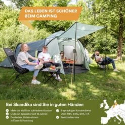Skandika Bern 4 Koepeltent - Koepeltent - Tenten - 4 Persoons Kampeertent Met Panoramisch Dakraam, 2 Slaapcabines, Grondzeil, 210 Cm Stahoogte, Waterdicht, 4000 Mm Waterkolom - Grote Outdoor Familie Tent, Kampeertent - Grijs 15 Skandika Bern 4 Koepeltent - Koepeltent - Tenten - 4 Persoons Kampeertent Met Panoramisch Dakraam, 2 Slaapcabines, Grondzeil, 210 Cm Stahoogte, Waterdicht, 4000 Mm Waterkolom - Grote Outdoor Familie Tent, Kampeertent - Grijs -Winkel Voor Kampeerartikelen 1200x1200 1122