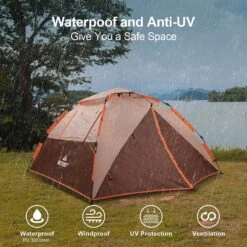 Merkloos Kamping Tent / Absolutely Waterproof, Lightweight Camping Tent With - Tent Ideal For Camping In The Garden, Dome Tent, 17 Merkloos Kamping Tent / Absolutely Waterproof, Lightweight Camping Tent With - Tent Ideal For Camping In The Garden, Dome Tent, -Winkel Voor Kampeerartikelen 1200x1200 1131