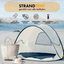 Deryan Luxe Pop Up Strandtent - Anti-UV 50+ - Cream -Winkel Voor Kampeerartikelen 1200x1200 1144
