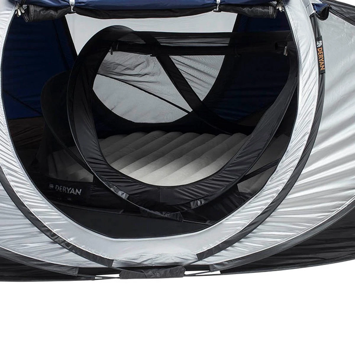 Deryan Luxe Pop-up Reisklamboe - Lichtgewicht 2 Persoons Klamboe – Geimpregneerd - Slaapcompartiment Voor Tent - Binnentent 4 Deryan Luxe Pop-up Reisklamboe - Lichtgewicht 2 Persoons Klamboe – Geimpregneerd - Slaapcompartiment Voor Tent - Binnentent - Afbeelding 2