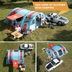 Skandika Gotland Tunneltent Voor 6 Personen, Grote Familietent In Racing-design, Ingenaaide Tentbodem, Waterdicht, 5000 Mm Waterkolom, Slaapcabine Met Scheidingswand, Muggennet (let Op, Komt Met Kleurfouten) -Winkel Voor Kampeerartikelen 1200x1200 1222