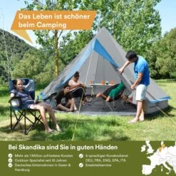 Skandika Tipii II Tent – Tipi-tenten – Teepee – 8 Persoons Campingtent – Muggengaas – 250 Cm Stahoogte – Uitneembare Tentvloer – 3000 Mm Waterkolom – Indische Tent, Partytent, Festivaltent – Outdoor, Camping, Tuin – Kamperen – Grijs/turquoise 12 Skandika Tipii II Tent – Tipi-tenten – Teepee – 8 Persoons Campingtent – Muggengaas – 250 Cm Stahoogte – Uitneembare Tentvloer – 3000 Mm Waterkolom – Indische Tent, Partytent, Festivaltent – Outdoor, Camping, Tuin – Kamperen – Grijs/turquoise -Winkel Voor Kampeerartikelen 1200x1200 1243
