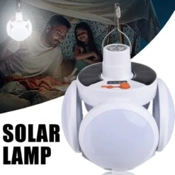 Dailyiled - Solar - Noodverliching - Led - Camping - Oplaadbaar - Opvouwbaar