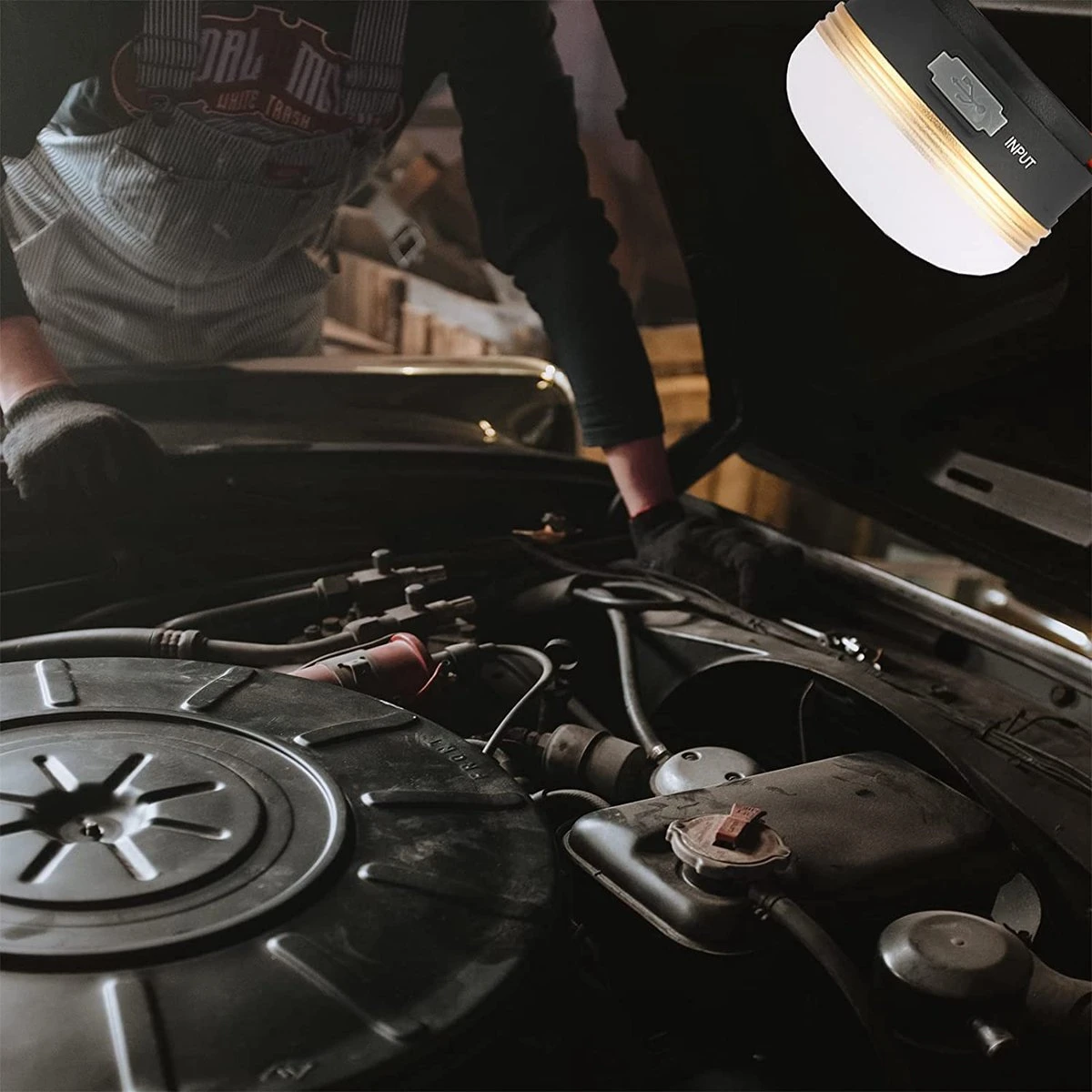 Albrillo Campinglamp LED 2 Stuks Campinglantaarn USB Oplaadbaar Campinglicht, 3 Modi Waterdicht Met 1800mAh Powerbank LED Campinglantaarn Tentverlichting Voor Vissen, Wandelen, Kamperen, Noodgevallen 5 Albrillo Campinglamp LED 2 Stuks Campinglantaarn USB Oplaadbaar Campinglicht, 3 Modi Waterdicht Met 1800mAh Powerbank LED Campinglantaarn Tentverlichting Voor Vissen, Wandelen, Kamperen, Noodgevallen - Afbeelding 3