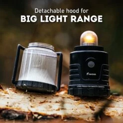 Favour L1061 Camping Lamp LED, 875 Lumen, IP64, Waterdicht, Draagbare Kampeerlamp, Tentlamp, Schokbestendig, 4 Verschillende Lichtmodi Incl Kaarslicht-modus, Afneembaar Deksel, Handig & Compact Formaat -Winkel Voor Kampeerartikelen 1200x1200 1399