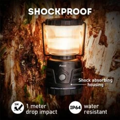 Favour L0434 Camping Lamp LED, 1105 Lumen, IP64, Waterdicht, Draagbare Kampeerlamp, Tentlamp, Schokbestendig, 4 Verschillende Lichtmodi Inclusief Kaarslicht-modus, Afneembaar Deksel & Compact Formaat -Winkel Voor Kampeerartikelen 1200x1200 1434