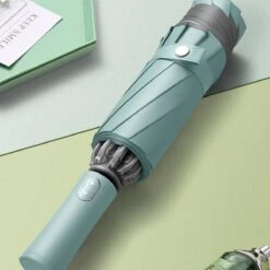 Tamarow™ Automatische Opvouwbare Paraplu - Omgekeerd Design - Windproof - Lichtgewicht - Reflectie - Omgekeerd Design - Licht Groen 13 Tamarow™ Automatische Opvouwbare Paraplu - Omgekeerd Design - Windproof - Lichtgewicht - Reflectie - Omgekeerd Design - Licht Groen -Winkel Voor Kampeerartikelen 1200x1200 1452