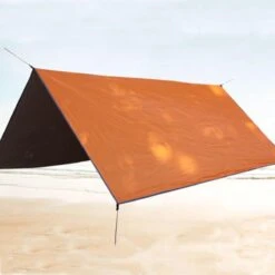 Merkloos TDR - Outdoor Draagbaar Zonnescherm Met Opbergtas - Waterdicht-SPF - Tarps Voor Kamperen300 * 300cm - 3-4Personen - Orange -Winkel Voor Kampeerartikelen 1200x1200 154