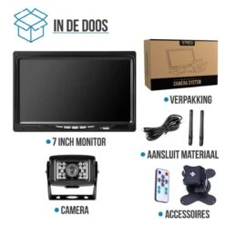 Strex Achteruitrijcamera Set Draadloos - 7" Scherm - 18LED Nachtzicht 15m - IP67 Waterdicht - Achteruitrij Camera - Geschikt Voor Auto/ Camper / Caravan / Vrachtwagen / Landbouw / Boot / Tractor -Winkel Voor Kampeerartikelen 1200x1200 1562