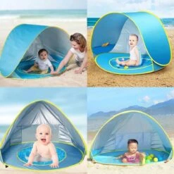 Seidon Strandtent Baby - Pop Up Tent - UV Bescherming - Baby En Kind - Waterdicht - Zwembadje - UV Bescherming -Winkel Voor Kampeerartikelen 1200x1200 160