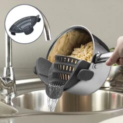 SensaHome- Siliconen Vergiet - Keuken Afgietdeksel - Afgiethulp - Siliconen - BPA Vrij - Grijs -Winkel Voor Kampeerartikelen 1200x1200 1719