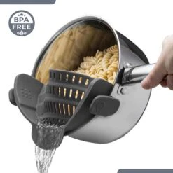 SensaHome- Siliconen Vergiet - Keuken Afgietdeksel - Afgiethulp - Siliconen - BPA Vrij - Grijs -Winkel Voor Kampeerartikelen 1200x1200 1725