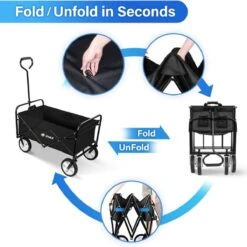 Rijoka Opvouwbare Bolderkar Mét Harde Bodem | Zwart -Winkel Voor Kampeerartikelen 1200x1200 1780