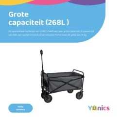 YUNICS® Bolderkar Opvouwbaar - Bolderwagen Met Stevig Harmonicaframe - Draaibare Wielen - 70KG Draagkracht - Groen 7 YUNICS® Bolderkar Opvouwbaar - Bolderwagen Met Stevig Harmonicaframe - Draaibare Wielen - 70KG Draagkracht - Groen -Winkel Voor Kampeerartikelen 1200x1200 1781