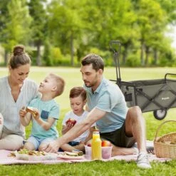 LifeGoods Bolderkar - Opvouwbaar - Draaibare Wielen - 2 Standen - 70KG Draagkracht - Groen -Winkel Voor Kampeerartikelen 1200x1200 1827