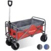 LifeGoods Bolderkar - Opvouwbaar - Tot 80KG - 94L - Wasbaar Polyester - 98x45cm - Rood/Grijs -Winkel Voor Kampeerartikelen 1200x1200 1850