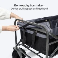 LifeGoods Bolderkar - Opvouwbaar - Tot 80KG - 94L - Wasbaar Polyester - 98x45cm - Zwart/Grijs 20 LifeGoods Bolderkar - Opvouwbaar - Tot 80KG - 94L - Wasbaar Polyester - 98x45cm - Zwart/Grijs -Winkel Voor Kampeerartikelen 1200x1200 1877