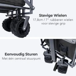 LifeGoods Bolderkar - Opvouwbaar - Tot 80KG - 94L - Wasbaar Polyester - 98x45cm - Zwart/Grijs 22 LifeGoods Bolderkar - Opvouwbaar - Tot 80KG - 94L - Wasbaar Polyester - 98x45cm - Zwart/Grijs -Winkel Voor Kampeerartikelen 1200x1200 1879